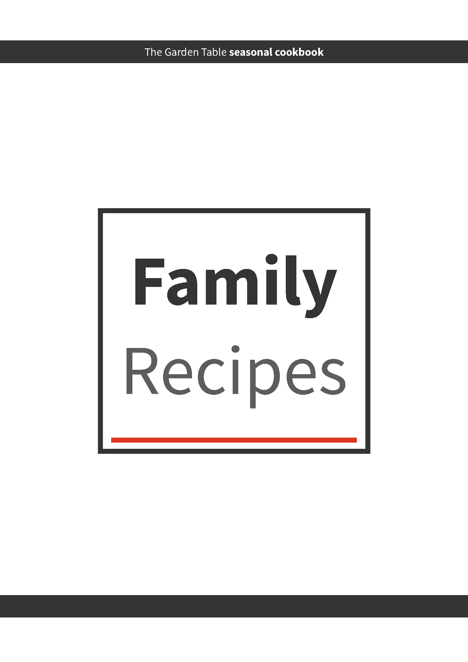 First page of Awesome Cookbook