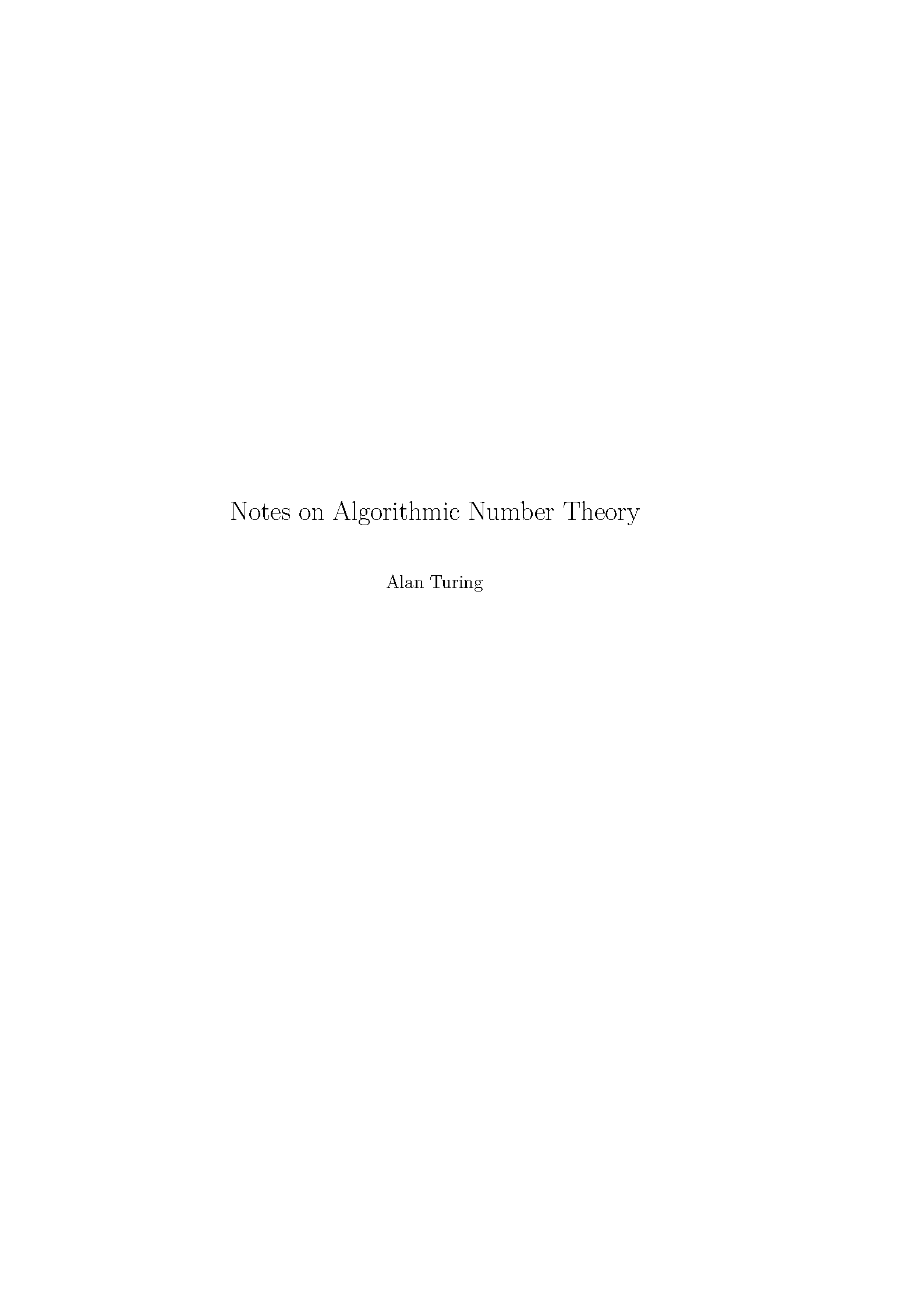 First page of Basic LaTeX2e Book Template