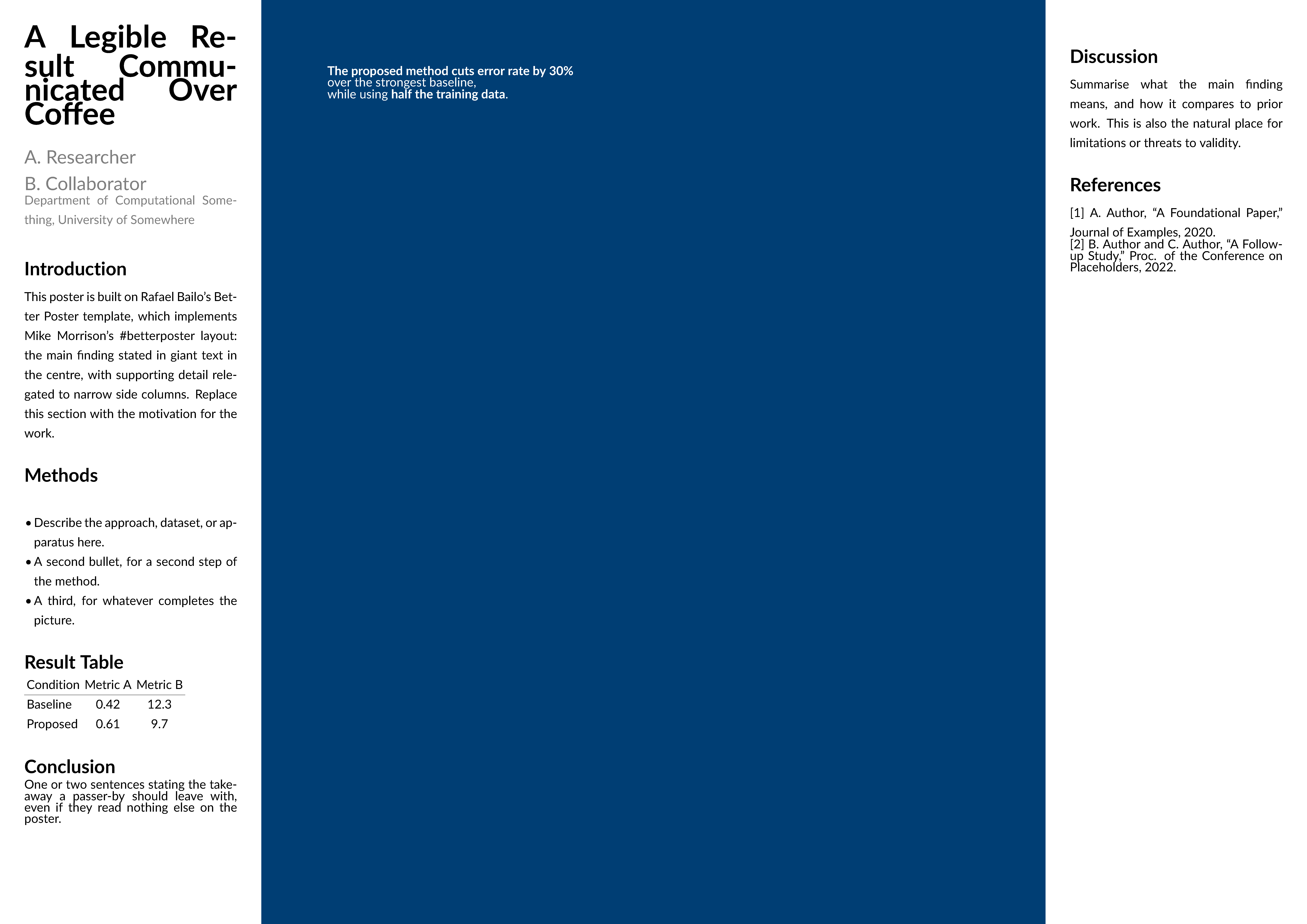 First page of Better Poster