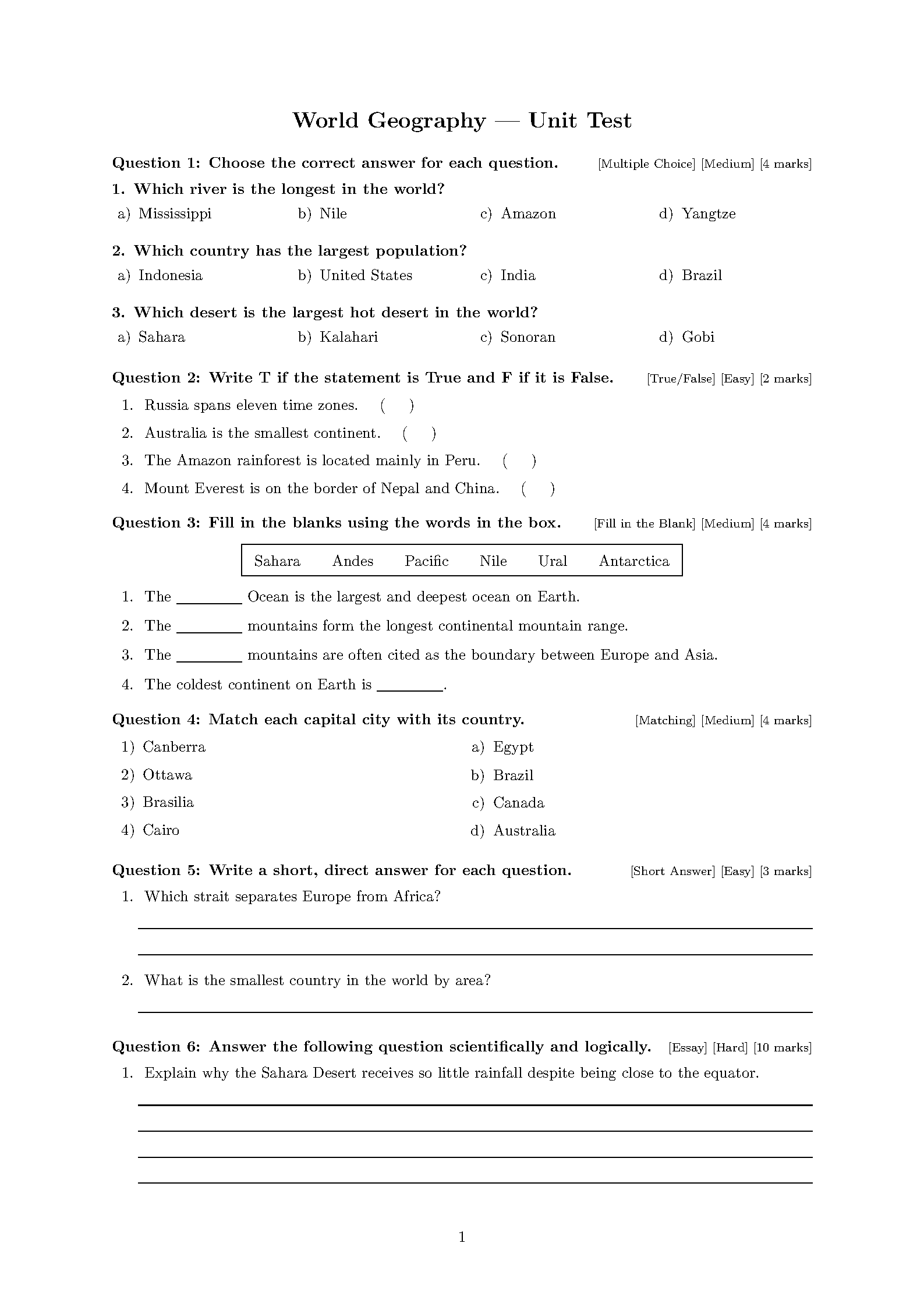 First page of exam-ltr