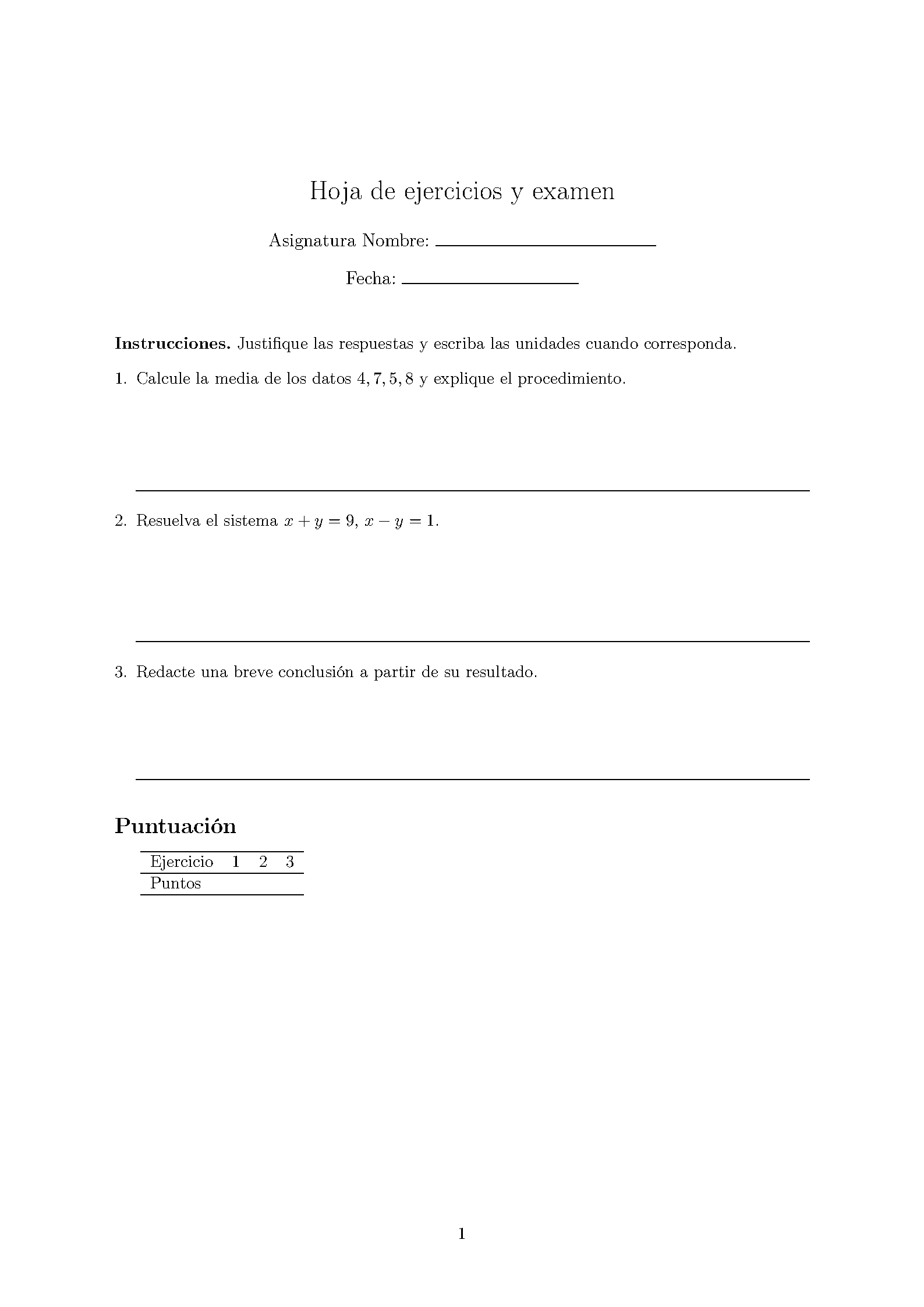First page of Los del DGIIM Exercise Worksheet