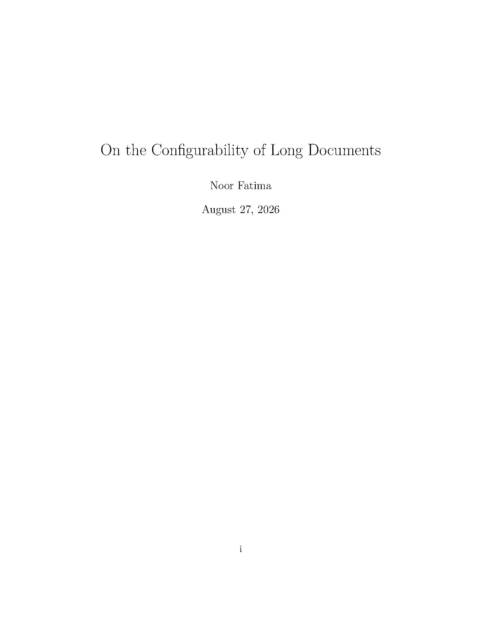 First page of memoir