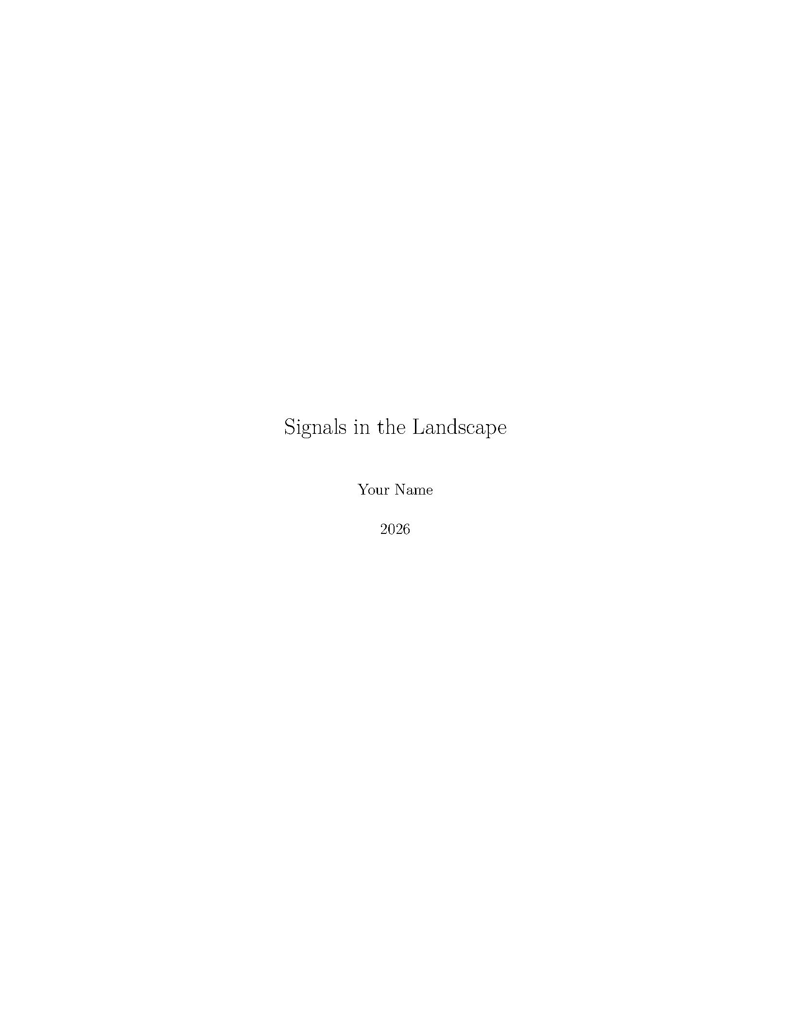First page of Volumes Book