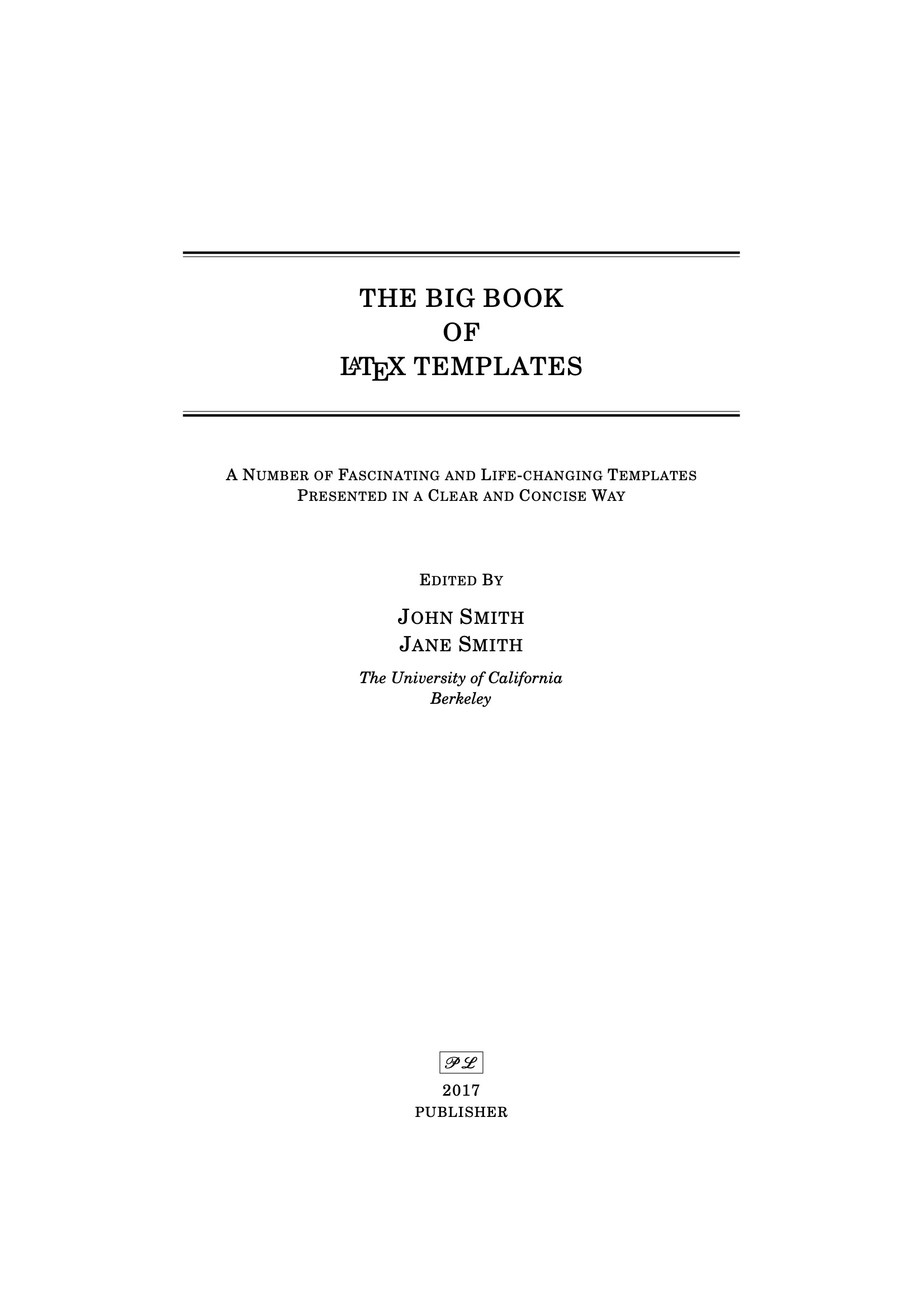 LaTeX Templates - Title Pages In Technical Report Cover Page Template