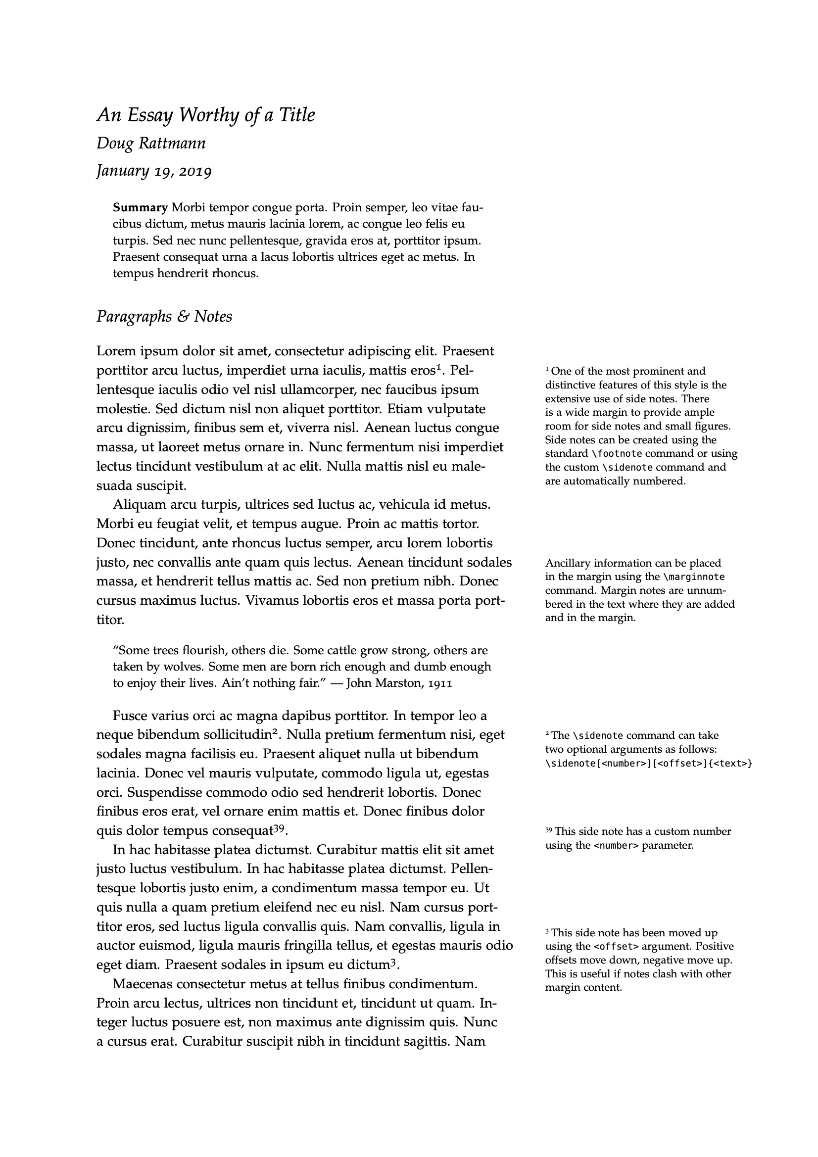 essay template latex