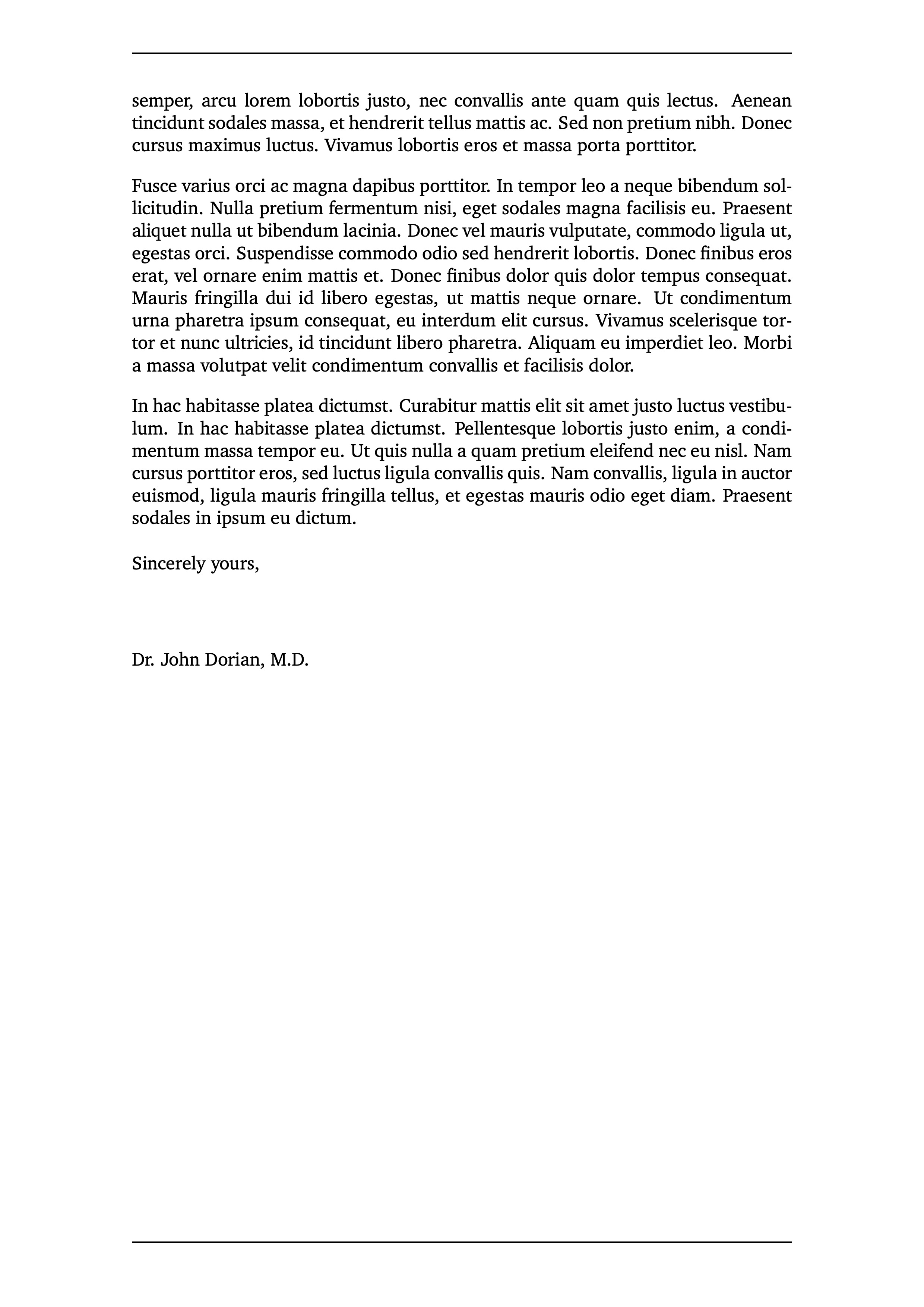 Line Writing Page With Space For Drawing