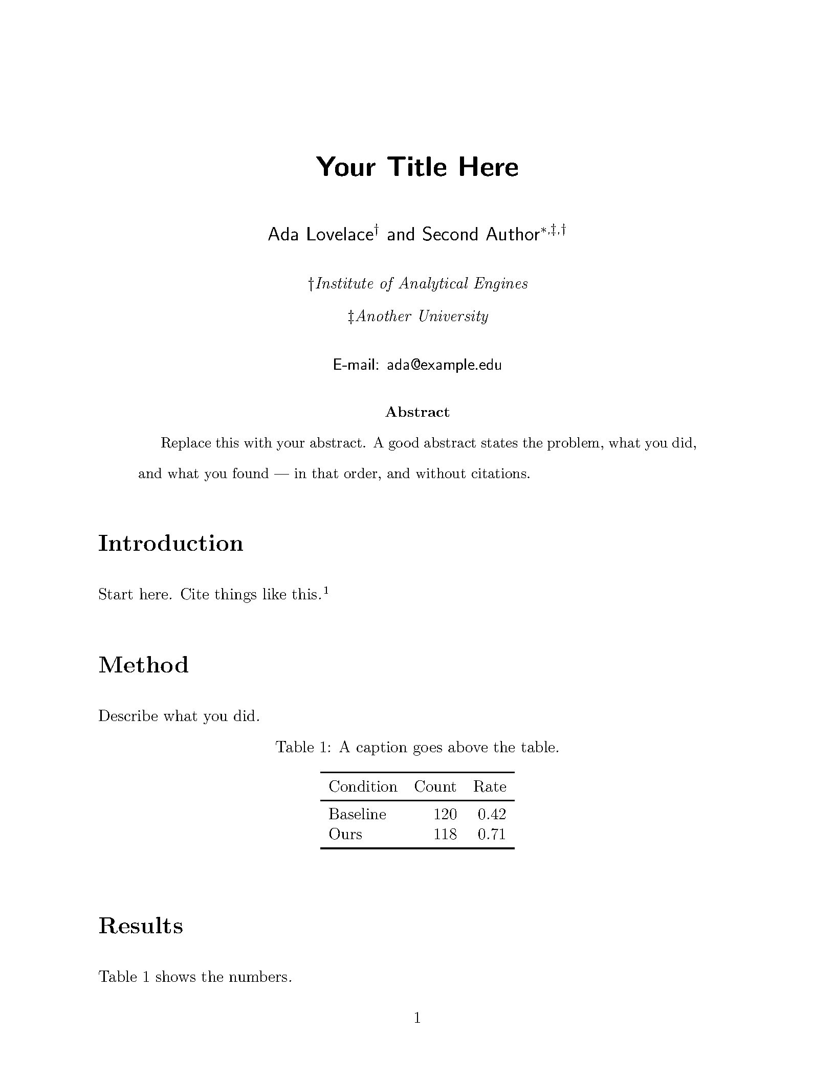 First page of achemso