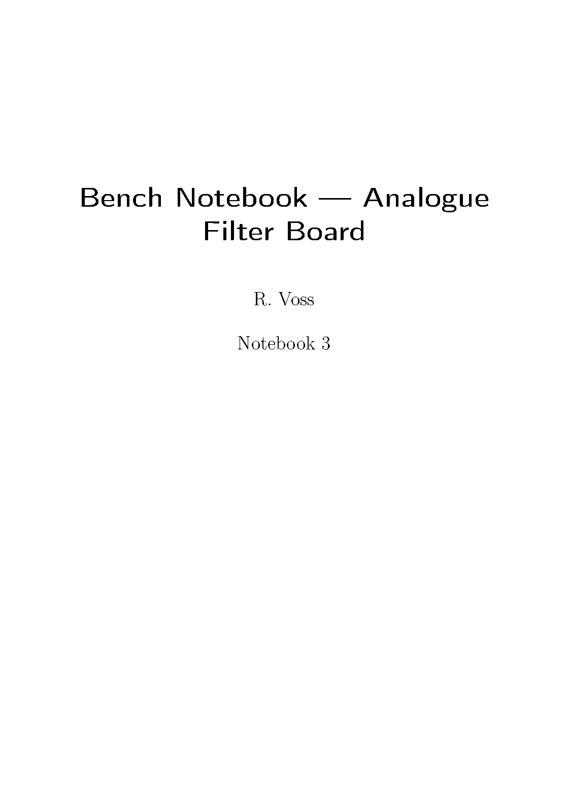 First page of Compact Laboratory Book