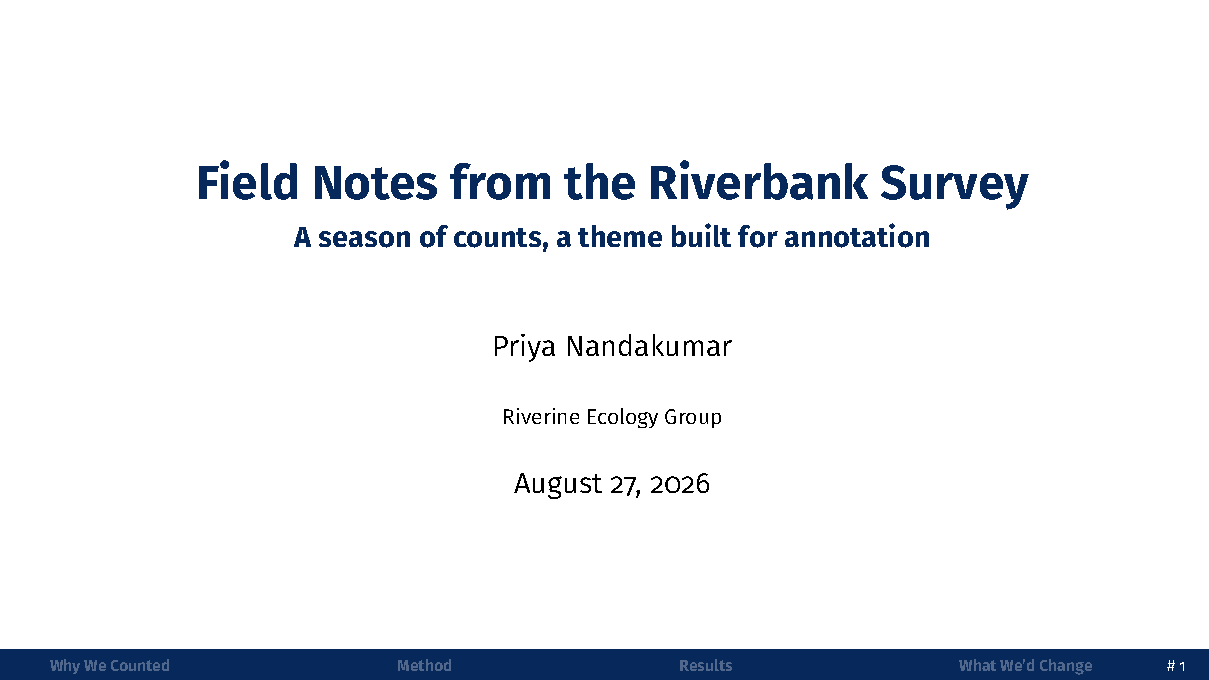 First page of the Jambro template