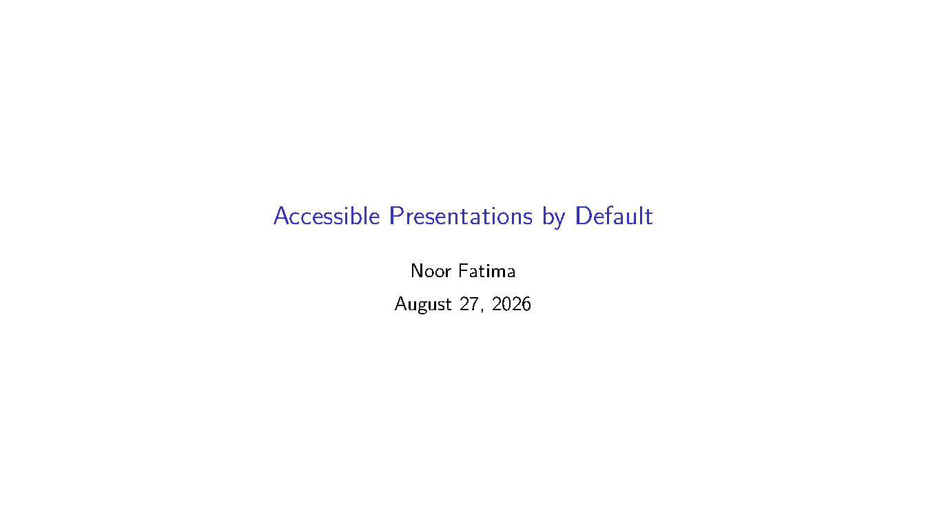 First page of the ltx-talk template